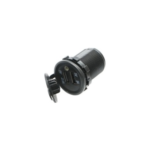 Mufa Incarcator auto 12V 2 x USB/1A,2.1A Cod: BK69981 - Img 3