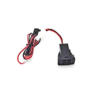 Mufa USB 12-24V pentru bord cu capac din cauciuc Cod: 01 - Img 3
