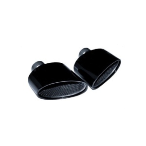 Ornament de toba compatibil Audi model tip RS Negru Cod: TY001BL - Img 1