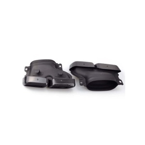 Ornament de toba compatibil Mercedes AMG GLC , GLE, Clasa C W205 W206,Clasa E,Clasa S -Carbon Lucios Cod:TY-H107 - Img 2