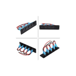 Panou cu 5 intrerupatoare, 12V 20A Cod: SPA60 - Img 2