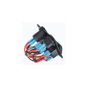 Panou de control cu voltmetru, 3 Ã®ntrerupatoare si 2 porturi USB Cod: SP04 / SPA16 - Img 2