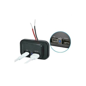 Panou mufa USB QC3.0 + PD Cod: QT084 - Img 4