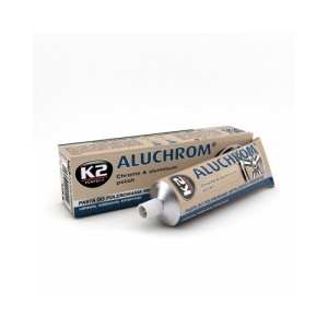 Pasta polish curÄƒÈ›at È™i lustruit suprafeÈ›e cromate È™i aluminiu K2 Aluchrom 120g Cod: K0031 - Img 1