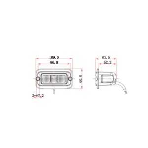 Proiector LED profesional 5700K/15w (3led Osram x 5W) Cod:KM3229FF-15W - Img 2