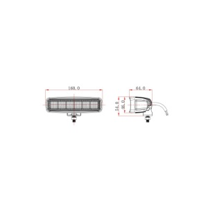 Proiector LED profesional 5700k / 30W(6 Led Osram x 5W) Cod:KM3228F-30W - Img 3