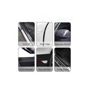 Rola protectie bandouri sau praguri autoadeziv carbon 5D 3cmx5m Cod: K5D3cm - Img 2
