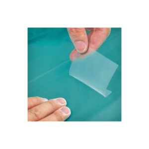 Set 10 plasturi rezistenti la apa Super Adeziv Flex Tape culoare transparent 10cmx10cm Cod: AT116 - Img 3
