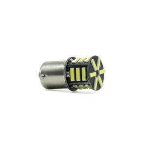 Set 2 becuri o faza T.N. BAU15S 21SMD 12V 300 lumen lumina alba Cod: HH015 - Img 2