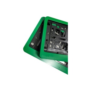 Set 2 suporti numar inmatriculare cu rama verde - Img 3