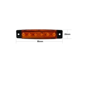 Set 4 lampi laterale LED 12-24V Cod: SP9985 - Img 3