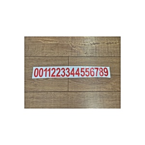 Set abtibilduri pentru numar de telefon, cu 16 cifre fiecare, Cod: TZ-123 - Img 3