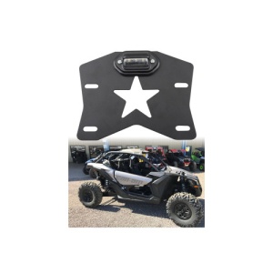 Suport numar inmatriculare 12V cu lampa LED ATV/UTV compatibil MAVERICK Cod: RZR-064 - Img 3