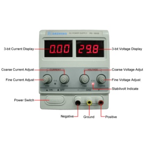 Sursa tensiune reglabila 0 - 30V, 5A COD:305D - Img 1