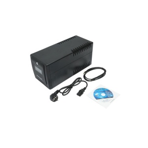 UPS 1000VA/720W cu baterii 2x7.5Ah si 4 prize shuko, LCD, USB Cod: BK69766 - Img 5