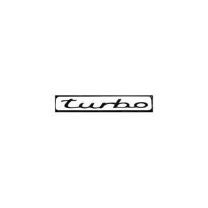 Abtibild "TURBO" culoare Alb Cod:DZ-076 - Img 1