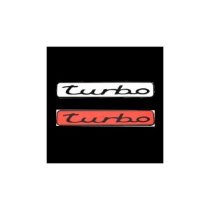 Abtibild "TURBO" culoare Alb Cod:DZ-076 - Img 2