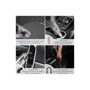 Aspirator auto portabil 12V Premium cu accesorii incluse Cod: 8266 - Img 3