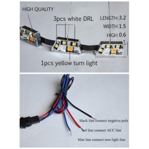 Banda LED DRL premium L1 52cm. ( Strip LED-DRL L1 ) - Img 6