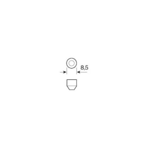 Bec cu LED sofit 27 SMD cu lentila 3D 11x39 ( set 2 buc ) 12V Cod:85318 - Img 2
