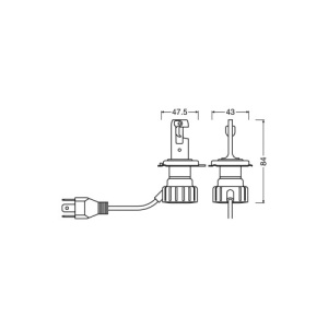 Bec Led Osram H4 Night Breaker Smart Omologat RAR , + 330%12V, 20/19W Cod: 64193DWNBSMB2-230 - Img 4