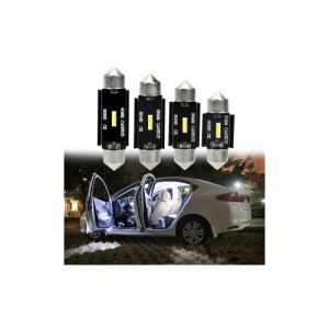 Bec sofit 31mm SMD 1860 12V Canbus 300 lumen Lumina alba Cod: HH028 - Img 4