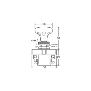 Buton universal cu actionare prin tragere, contact ON/OFF Cod: TL-34 - Img 3