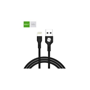 Cablu USB la Lightning pentru iPhone, 1 metru, 3A, incarcare rapida, negru Cod: GC-60I / GC-71 - Img 1