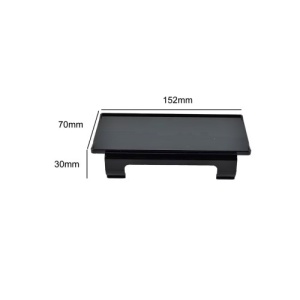 Capac proiector negru pentru LED bar dublu 15,2x7x3cm Cod: HH-CP6B - Img 3