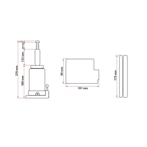Cric hidraulic 6 tone Cod: DISCRH6 - Img 3