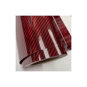 Folie carbon Rosu 9D PREMIUM 1,5mx1m Cod: N-GTC01/ C9D-16R - Img 1