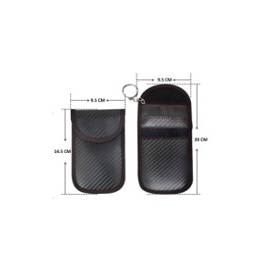 Husa cheie auto cu blocare frecventa radio, RFID Blocker, 14.5 x 9.5 cm, negru Cod: RAZ410 - Img 2