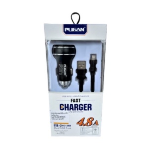 Incarcator auto 4.8A cu cablu tip lightning 12-24V Cod: PG-260I PREMIUM - Img 4