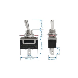 Intrerupator cu cheie cu 3 poziÈ›ii ON-OFF-ON cu 3 terminale 10A Cod: C00493 - Img 5