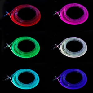 KIT FIR NEON LED RGB + BANDA LED RGB 22CM CU TELECOMANDA RF. SPT54ARW 12V - Img 5