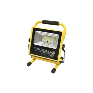 Lampa de lucru LED portabila 40W, 8000K cu acumulator LifePO4 2x6000mAh telecomanda si cadru stativ IP67 Breckner Germany Cod: BK79651 - Img 1