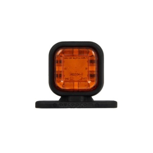Lampa gabarit patrata LED tip neon portocalie si rosie 12V-24V Cod: 202204 - Img 3