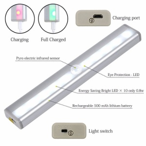 Lampa magnetica cu senzor de miscare si baterie reincarcabila Cod: KBS99 - Img 2