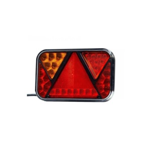 Lampa spate 200x130, LED, 6 functii, cu numar si ceata, Cod:FT-270 L TB PM Fristom - Img 1