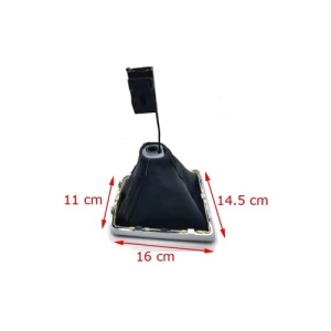 Maner si manson schimbator auto imitatie piele compatibil Opel Zafira B cu 2 adaptoare pentru 5 si 6 viteze Cod: SC-117 - Img 3