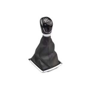 Maner si Manson schimbator imitatie piele compatibil Ford Focus MK2 cu 2 adaptoare pentru 5 si 6 viteze Cod: SC-150 - Img 1