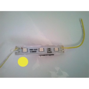Modul 3 SMD 5050 24V lumina galbena - Img 1