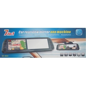 Oglinda monitor cu GPS plus multe alte functii 7in1 - Img 1