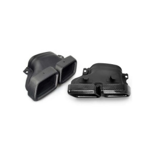 Ornament de toba compatibil Mercedes AMG GLC , GLE, Clasa C W205 W206,Clasa E,Clasa S -Carbon Lucios Cod:TY-H107 - Img 3