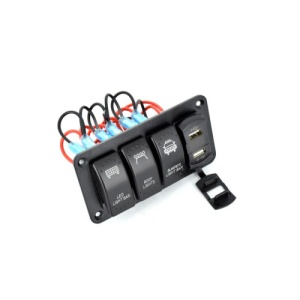 Panou de control cu voltmetru, 3 Ã®ntrerupÄƒtoare È™i USB Cod: SPA11 - Img 2
