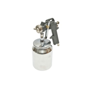 Pistol de vopsit cu aer comprimat 1L, cupa din inox in partea de jos, duza 1.5mm Cod: BK79599 - Img 2
