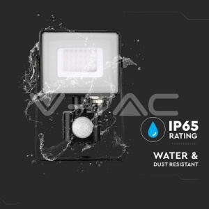 Proiector LED 30W Senzor SAMSUNG Cip Cut-OFF Function Corp Negru 4000K COD: 461 - Img 3