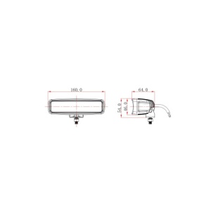 Proiector LED profesional / 5700k 30w(6 Led Osram x 5w) Cod:KM3228S-30W - Img 2