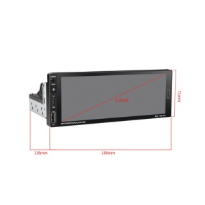 Radio MP3,MP5 Player 1DIN ANDROID 6,86inch 12V 2+32G cu bluetooth si carplay Cod: 6822A - Img 4
