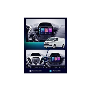 Rama Navigatie 9" cu cablaj si modul canbus compatibila Ford Transit 2012-2018 Cod: NV3074/ GR2 - Img 8
